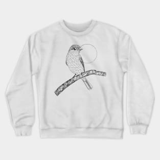 Bird Illustration Crewneck Sweatshirt